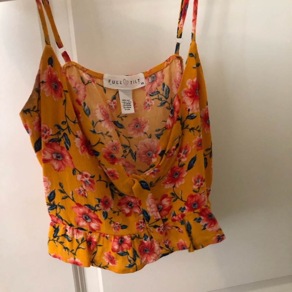 Floral crop top
